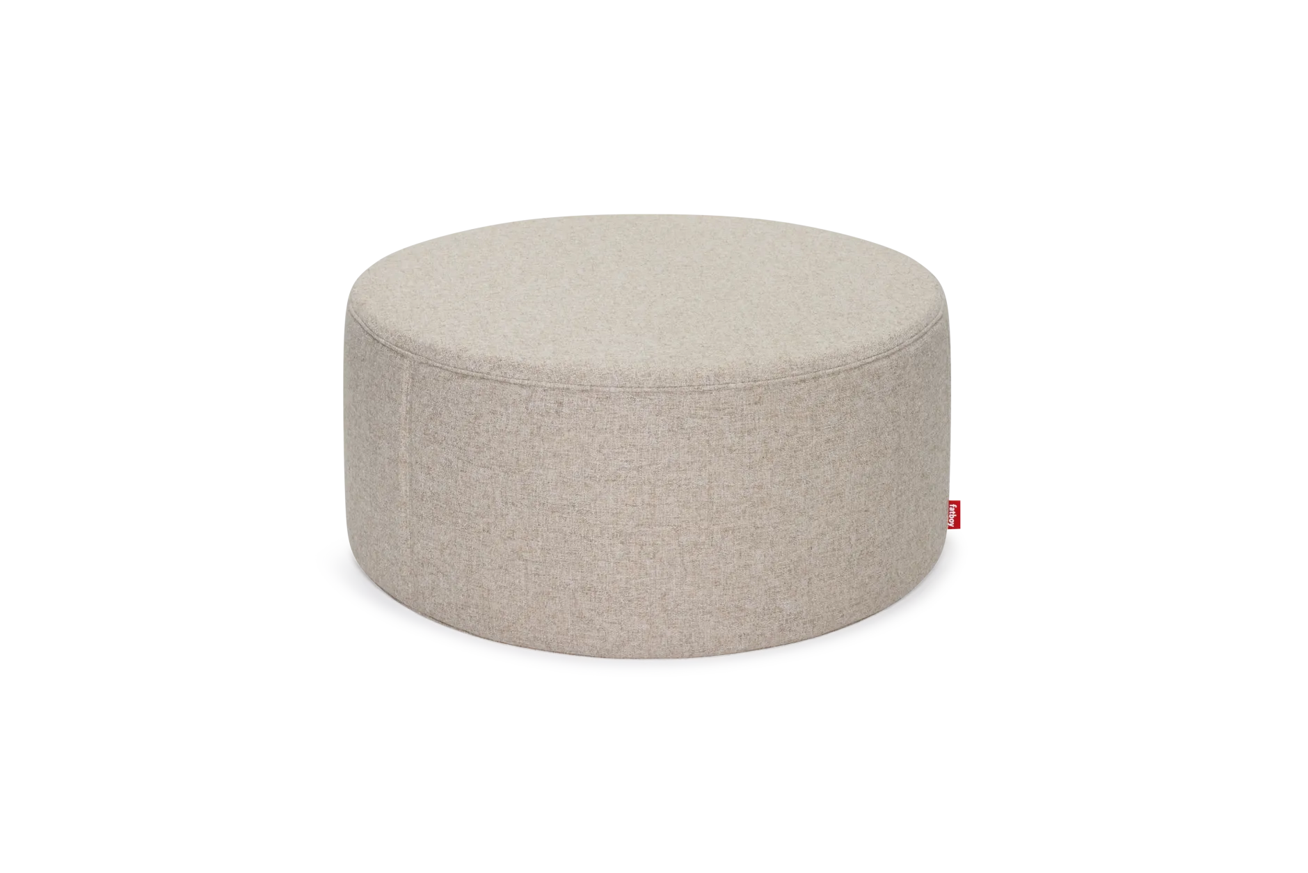 Pfffh Boucle Hocker, beige, 90x90x40 cm