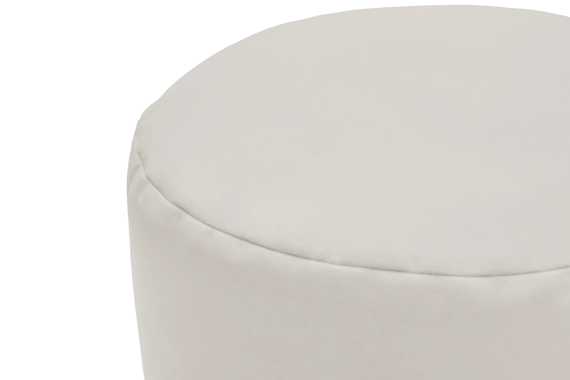 Point Canvas Indoor-Pouf, grau, 50x50x35 cm