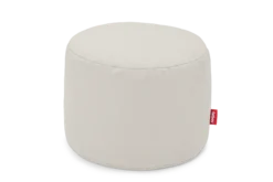 Point Canvas Indoor-Pouf, grau, 50x50x35 cm