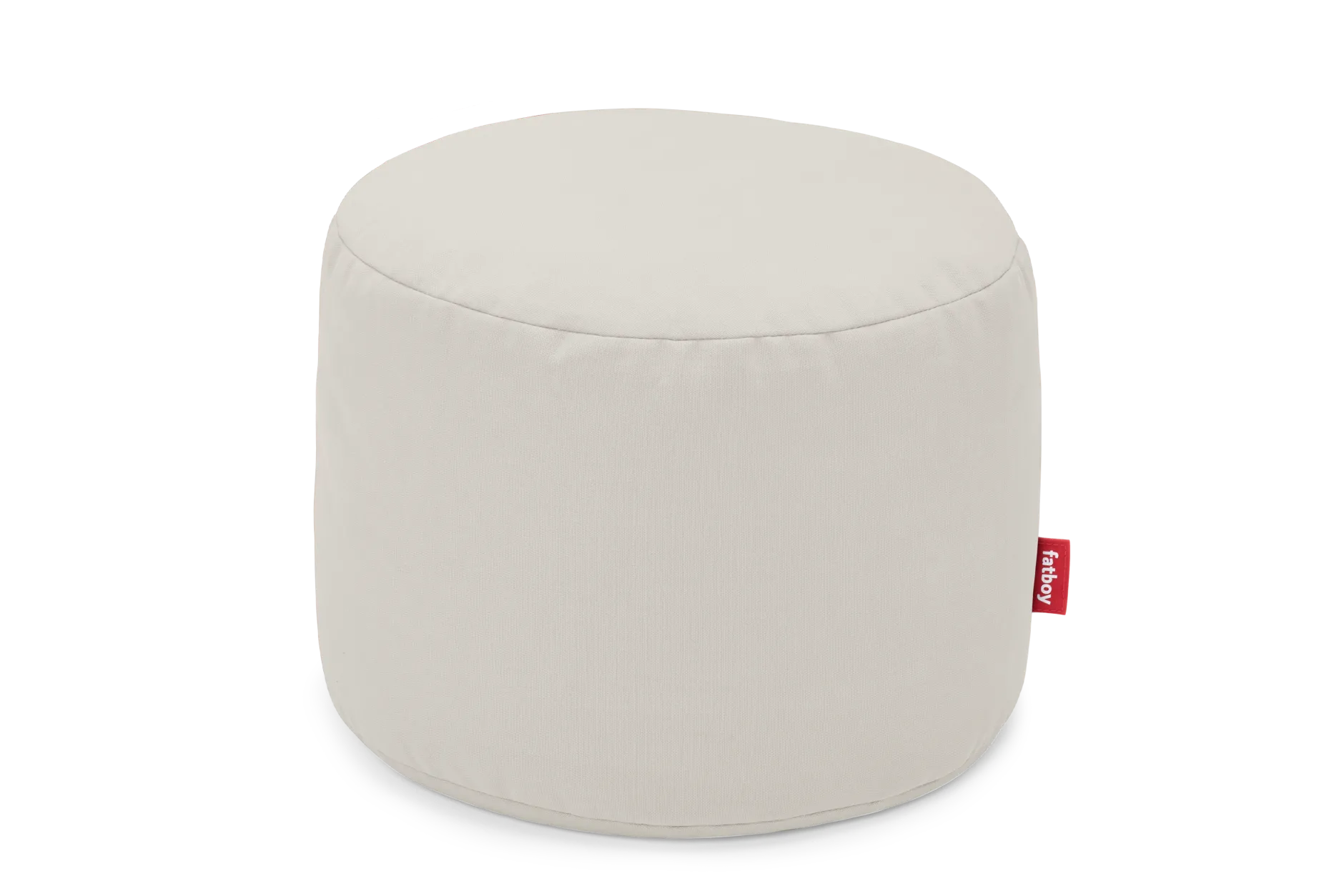 Point Canvas Indoor-Pouf, grau, 50x50x35 cm