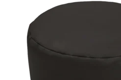 Point Canvas Indoor-Pouf, schwarz, 50x50x35 cm