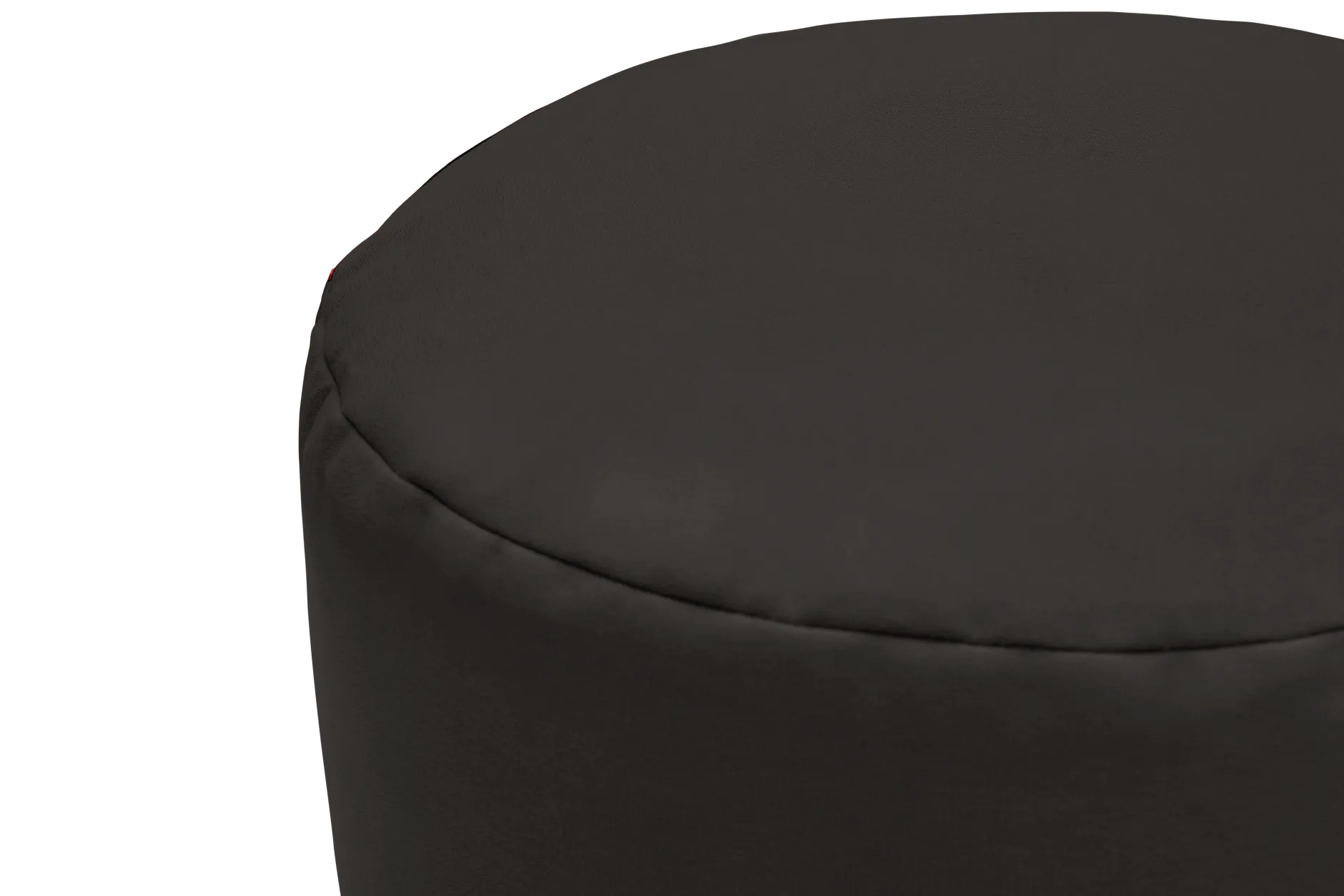 Point Canvas Indoor-Pouf, schwarz, 50x50x35 cm