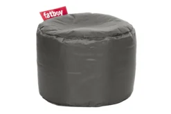 Point Original (Nylon) Indoor-Pouf, grau, 50x50x35 cm
