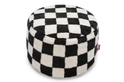 Point Teddy Chess Teddy-Pouf, beige, 50x50x35 cm