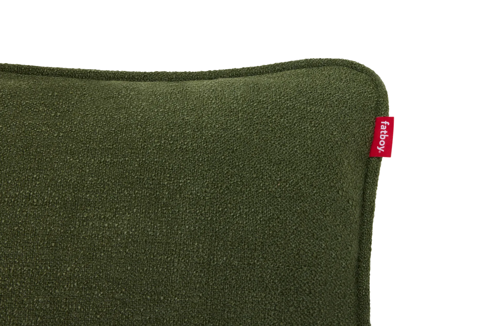 Puff Pillow Boucle Dekokissen, grün, 65x24 cm