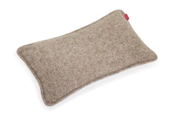 Puff Pillow Boucle Dekokissen, braun, 65x24 cm