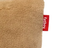 Square Pillow Teddy Kissen aus superweichem Teddy-Stoff, braun, 50x50 cm
