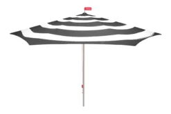 Stripesol 350 cm Sonnenschirm, schwarz, 350x350x280 cm
