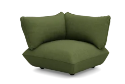 Sumo Corner Seat Boucle Corner Seat, grün, 108x108x90 cm