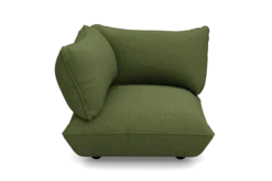 Sumo Corner Seat Boucle Corner Seat, grün, 108x108x90 cm
