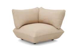 Sumo Corner Seat Right Cord Corner Seat, beige, 108x108x90 cm