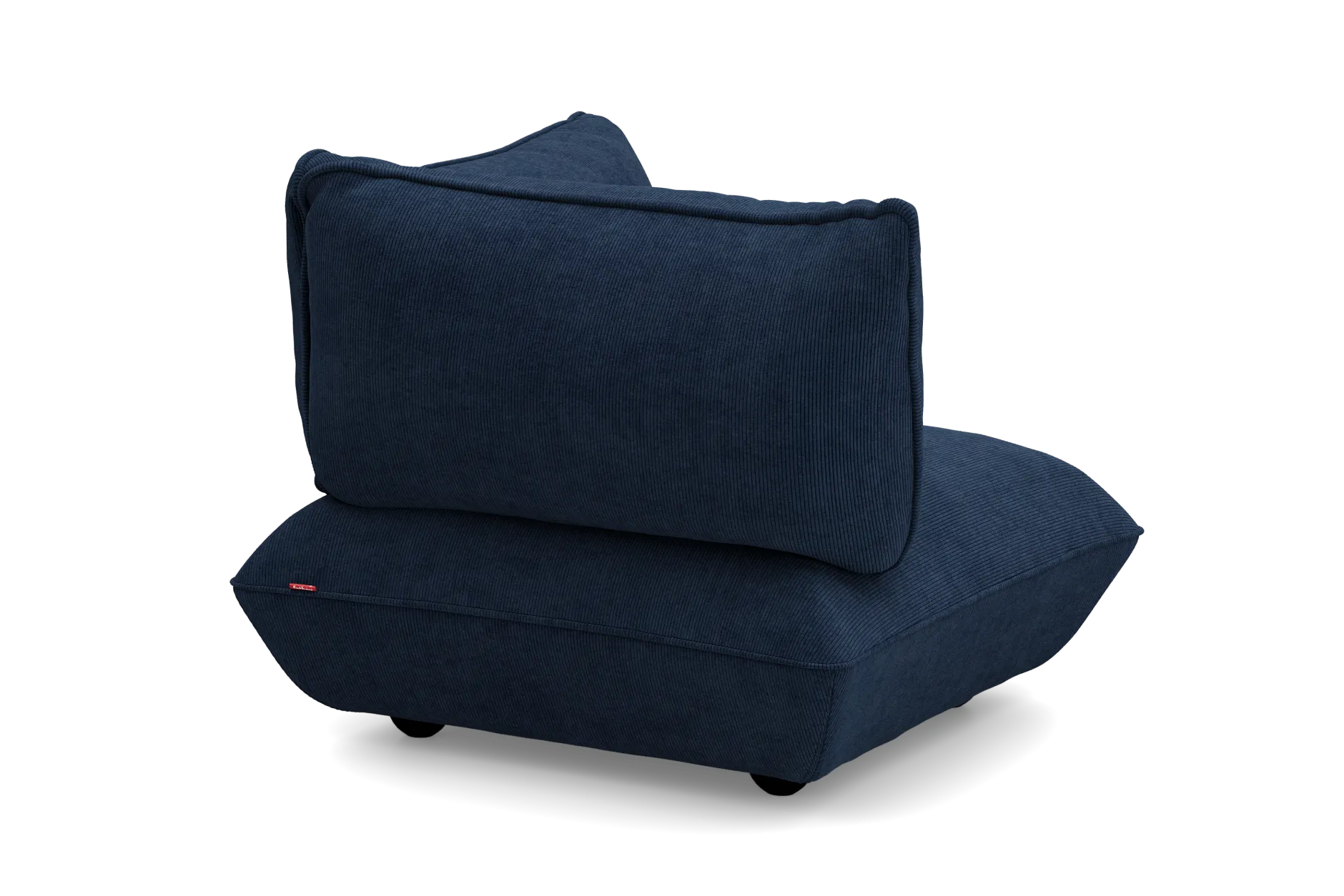 Sumo Corner Seat Right Cord Corner Seat, blau, 108x108x90 cm