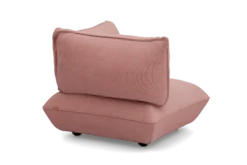 Sumo Corner Seat Right Cord Corner Seat, rosa, 108x108x90 cm