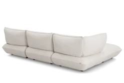 Sumo Corner Sofa Boucle Creme Modulares Indoor-Sofa, 301x108x90 cm
