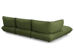 Sumo Corner Sofa Boucle Leaf Green Modulares Indoor-Sofa, 301x108x90 cm