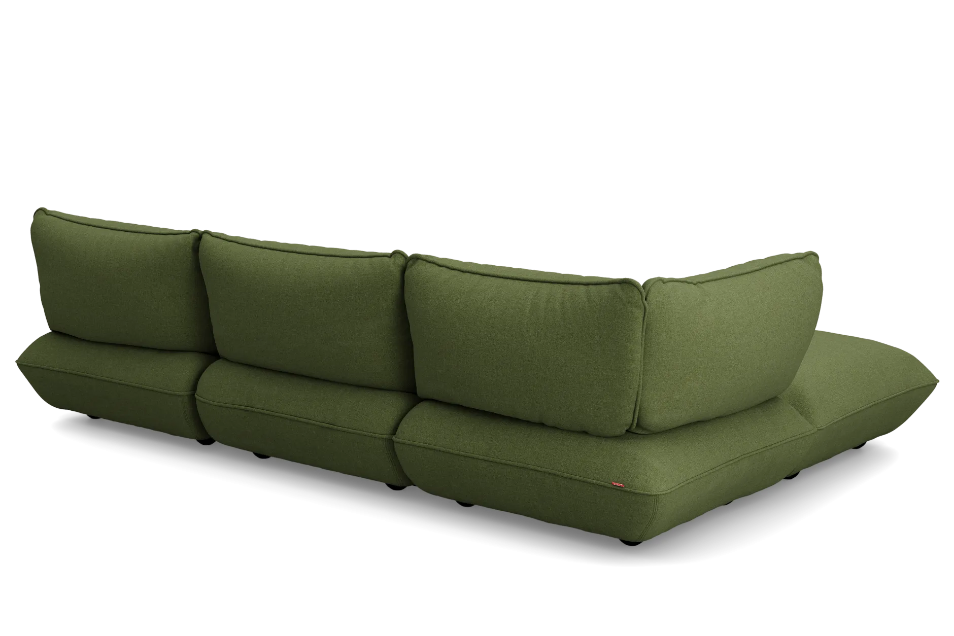 Sumo Corner Sofa Boucle Leaf Green Modulares Indoor-Sofa, 301x108x90 cm