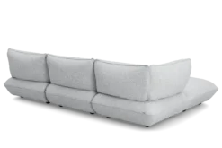 Sumo Corner Sofa Boucle Light Grey Melange Modulares Indoor-Sofa, 301x108x90 cm