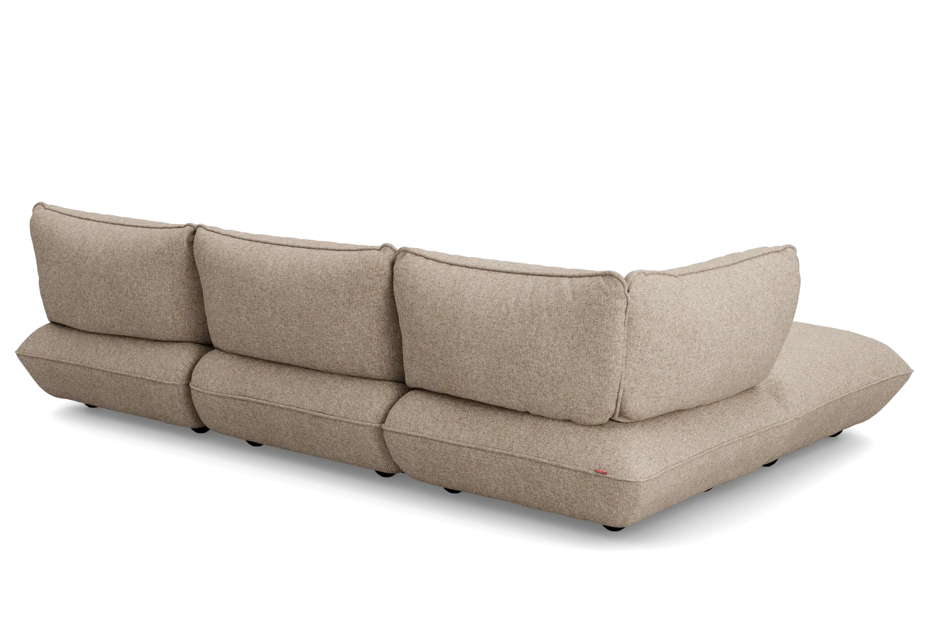 Sumo Corner Sofa Boucle Light Brown Melange Modulares Indoor-Sofa, 301x108x90 cm