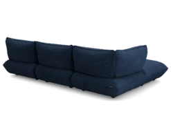 Sumo Corner Sofa Left Cord Deep Blue Modulares Indoor-Sofa, 301x108x90 cm