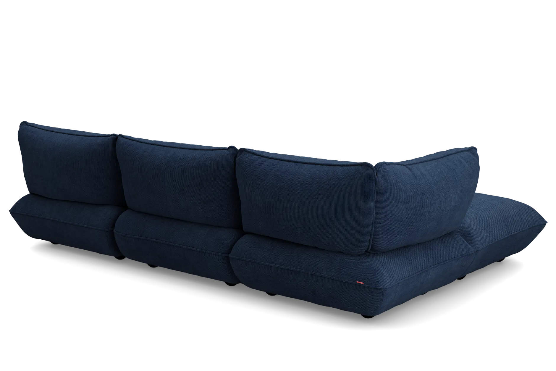 Sumo Corner Sofa Left Cord Deep Blue Modulares Indoor-Sofa, 301x108x90 cm