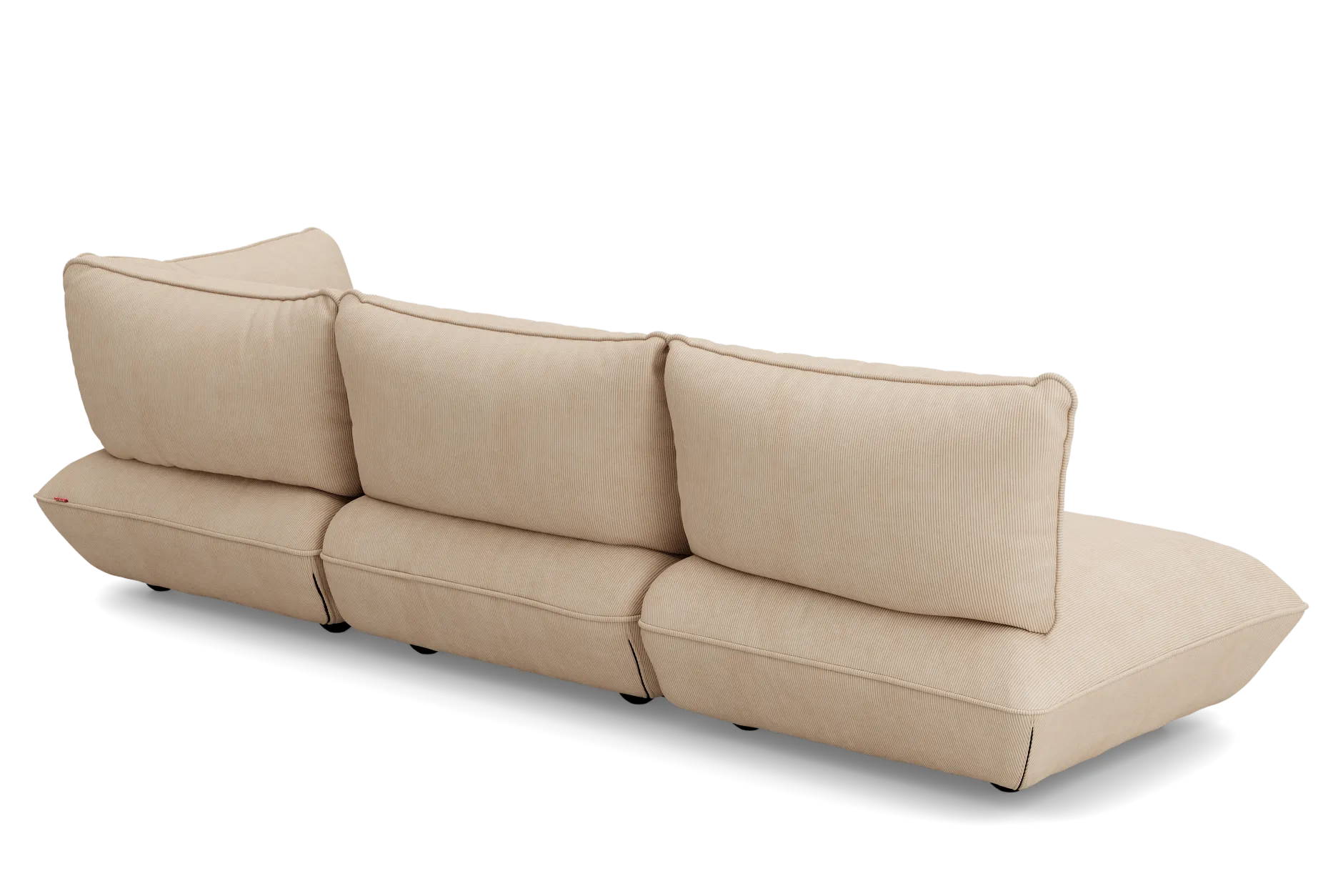 Sumo Corner Sofa Right Cord Beige Modulares Indoor-Sofa, 301x108x90 cm