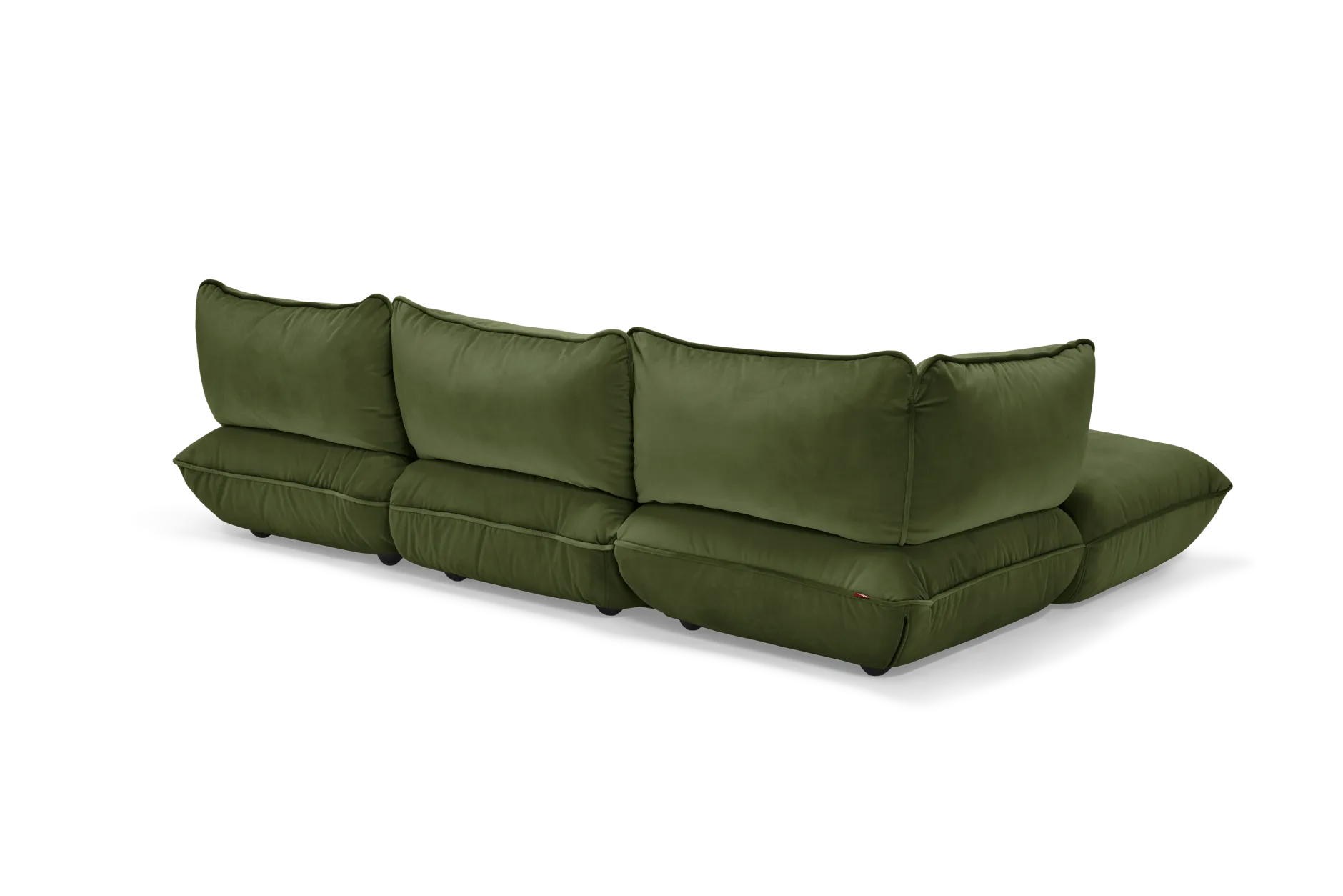 Sumo Corner Sofa Velvet Modulares Indoor-Sofa, 301x108x90 cm