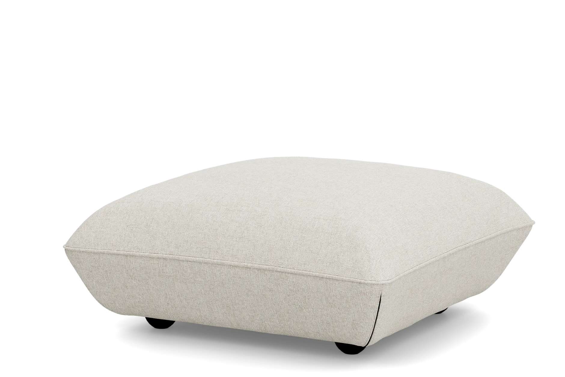 Sumo Hocker Boucle Hocker, beige, 108x108x44 cm