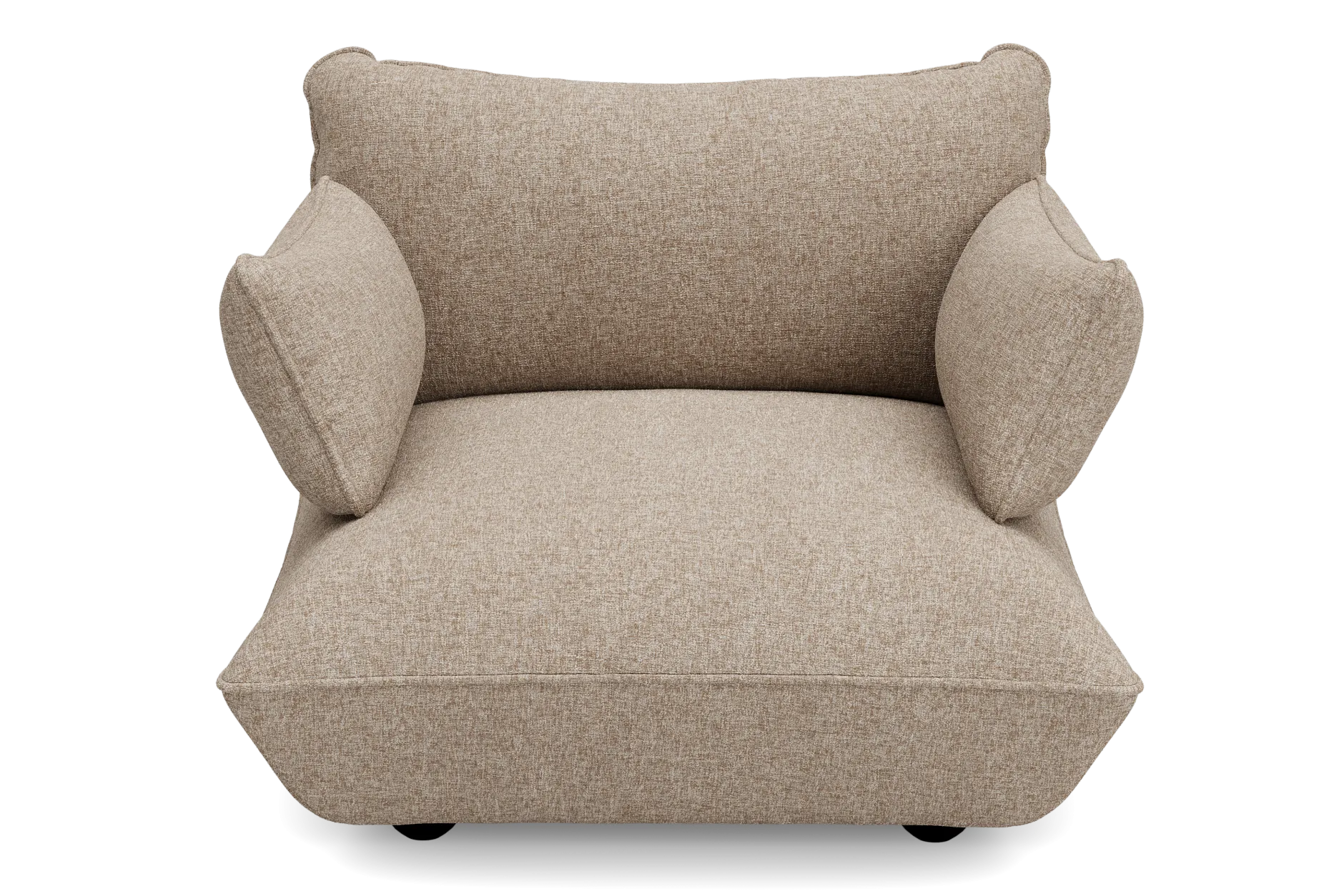 Sumo Loveseat Boucle Light Brown Melange Loveseat, 114x108x90 cm