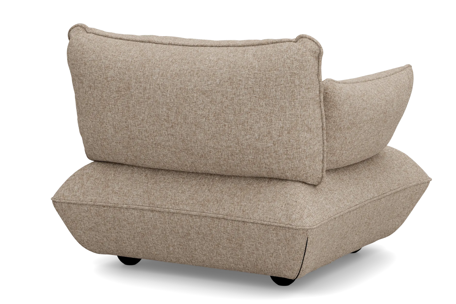 Sumo Loveseat Boucle Light Brown Melange Loveseat, 114x108x90 cm
