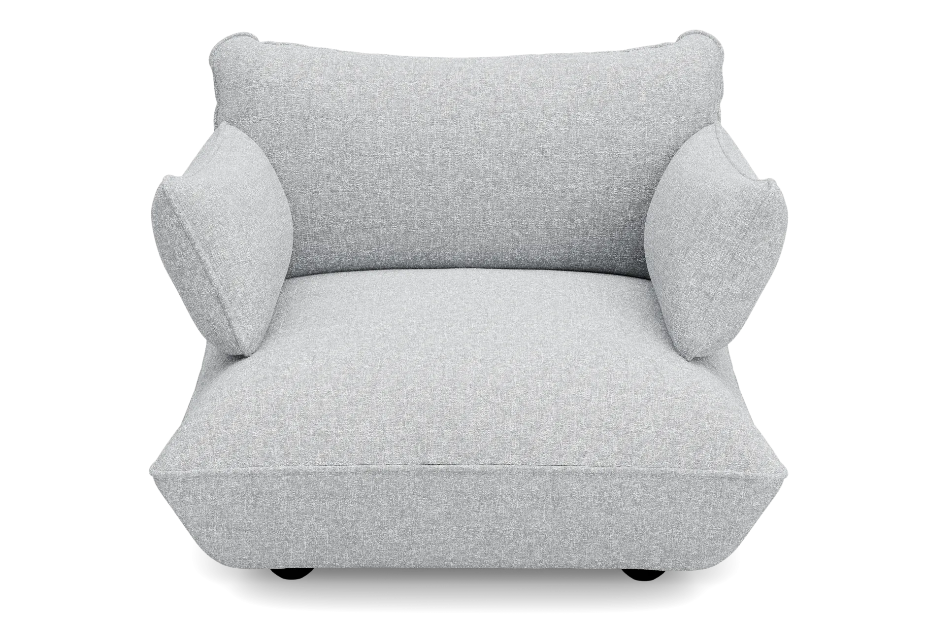 Sumo Loveseat Boucle Light Grey Melange Loveseat, 114x108x90 cm