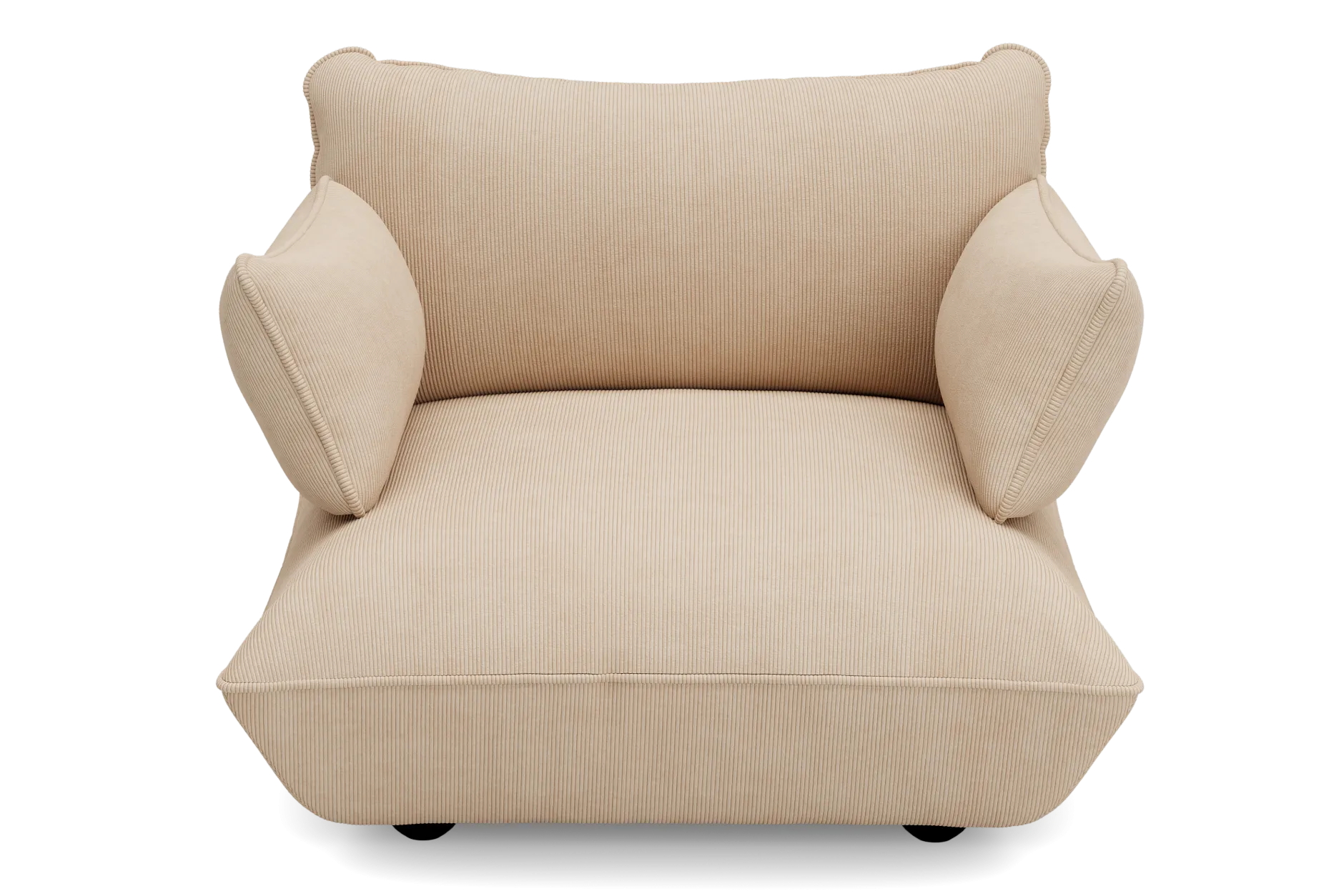 Sumo Loveseat Cord Beige Loveseat, 114x108x90 cm