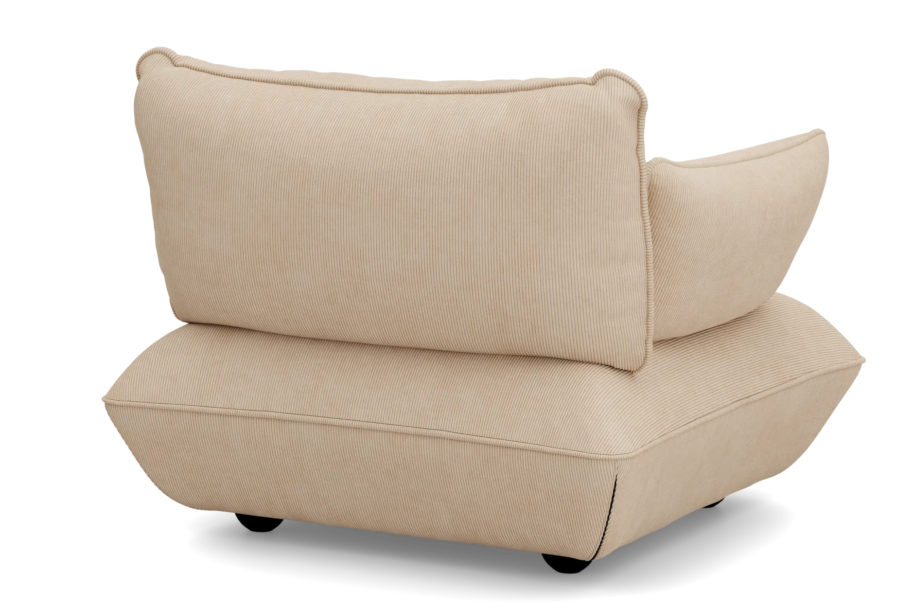 Sumo Loveseat Cord Beige Loveseat, 114x108x90 cm