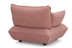 Sumo Loveseat Cord Soft Pink Loveseat, 114x108x90 cm