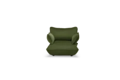 Sumo Loveseat Velvet Deep Green Loveseat, 114x108x90 cm