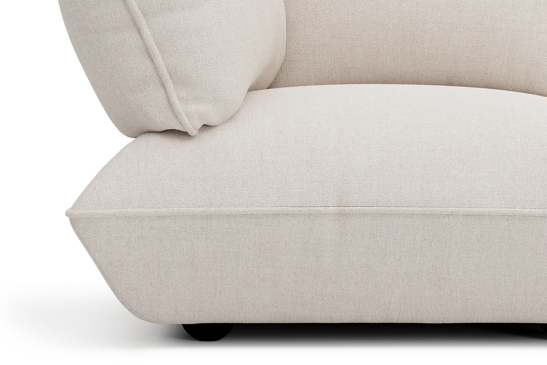 Sumo Seat Boucle Seat, beige, 108x108x90 cm