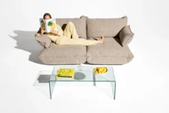 Sumo Seat Boucle Seat, braun, 108x108x90 cm