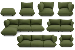 Sumo Seat Boucle Seat, grün, 108x108x90 cm
