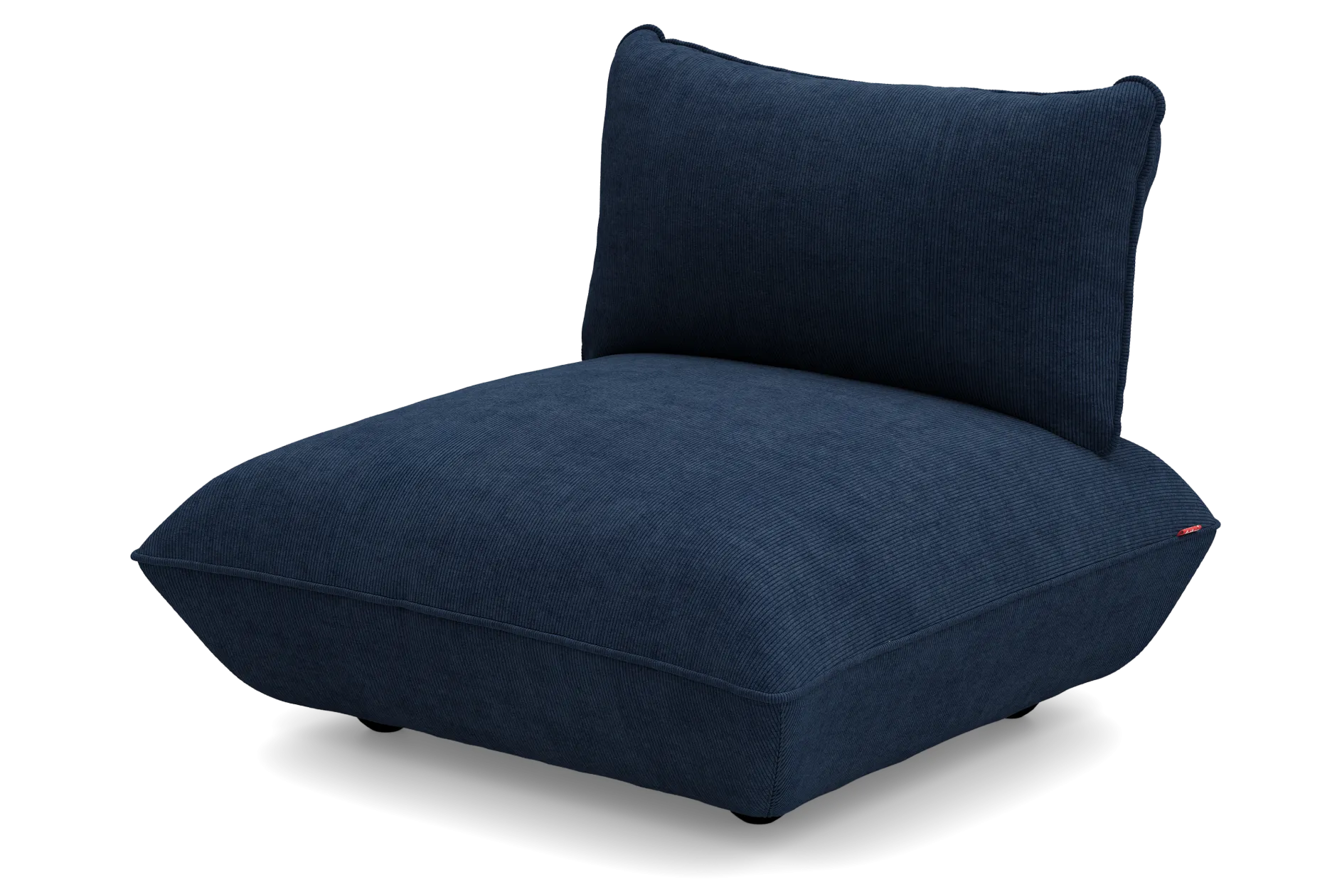 Sumo Seat Cord Seat, blau, 108x108x90 cm