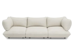 Sumo Sofa Grand Boucle Beige Modulares Indoor-Sofa, 301x108x90 cm