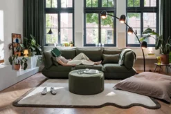 Sumo Sofa Grand Boucle Leaf Green Modulares Indoor-Sofa, 301x108x90 cm