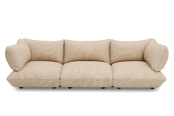 Sumo Sofa Grand Cord Beige Modulares Indoor-Sofa, 301x108x90 cm