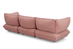 Sumo Sofa Grand Cord Soft Pink Modulares Indoor-Sofa, 301x108x90 cm