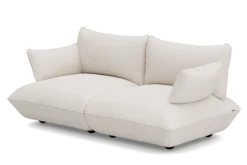 Sumo Sofa Medium Boucle Creme Modulares Indoor-Sofa, 210.5x108x90 cm