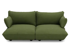 Sumo Sofa Medium Boucle Leaf Green Modulares Indoor-Sofa, 210.5x108x90 cm