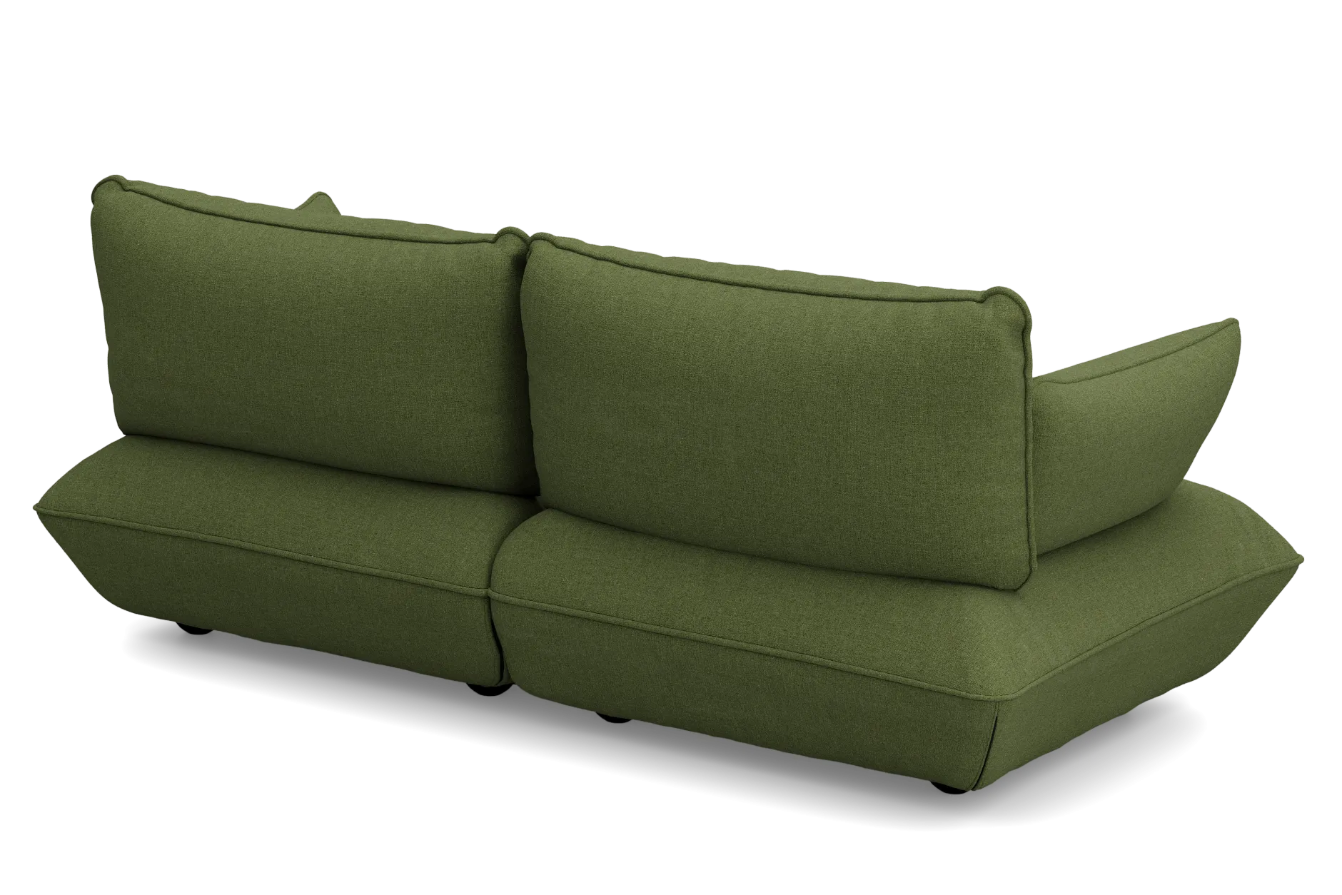 Sumo Sofa Medium Boucle Leaf Green Modulares Indoor-Sofa, 210.5x108x90 cm