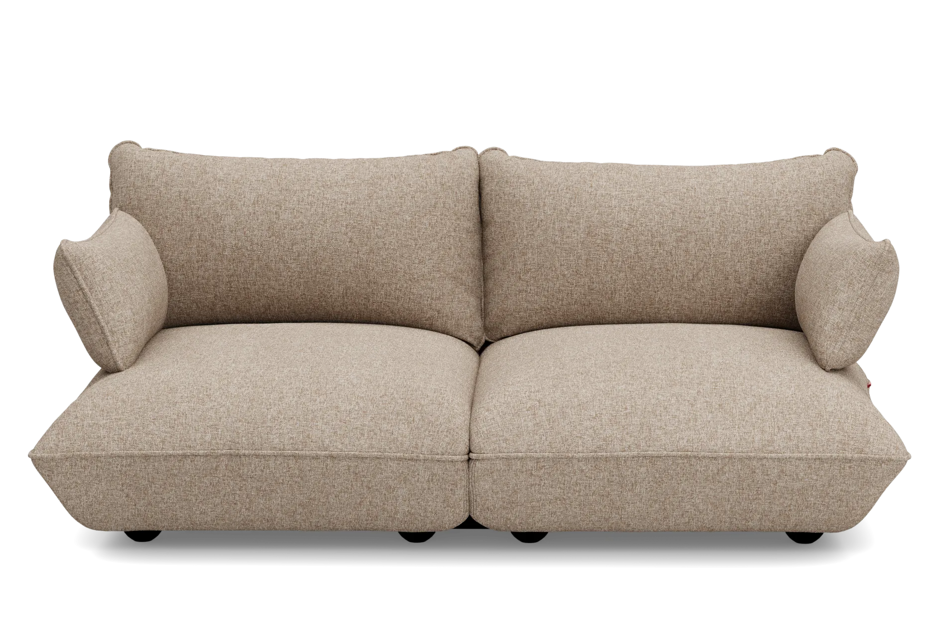 Sumo Sofa Medium Boucle Light Brown Melange Modulares Indoor-Sofa, 210.5x108x90 cm
