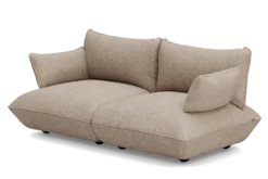 Sumo Sofa Medium Boucle Light Brown Melange Modulares Indoor-Sofa, 210.5x108x90 cm