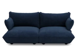 Sumo Sofa Medium Cord Deep Blue Modulares Indoor-Sofa, 210.5x108x90 cm