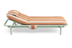 Sunbun Daybed Outdoor-daybed, orange, 212x97x39 cm