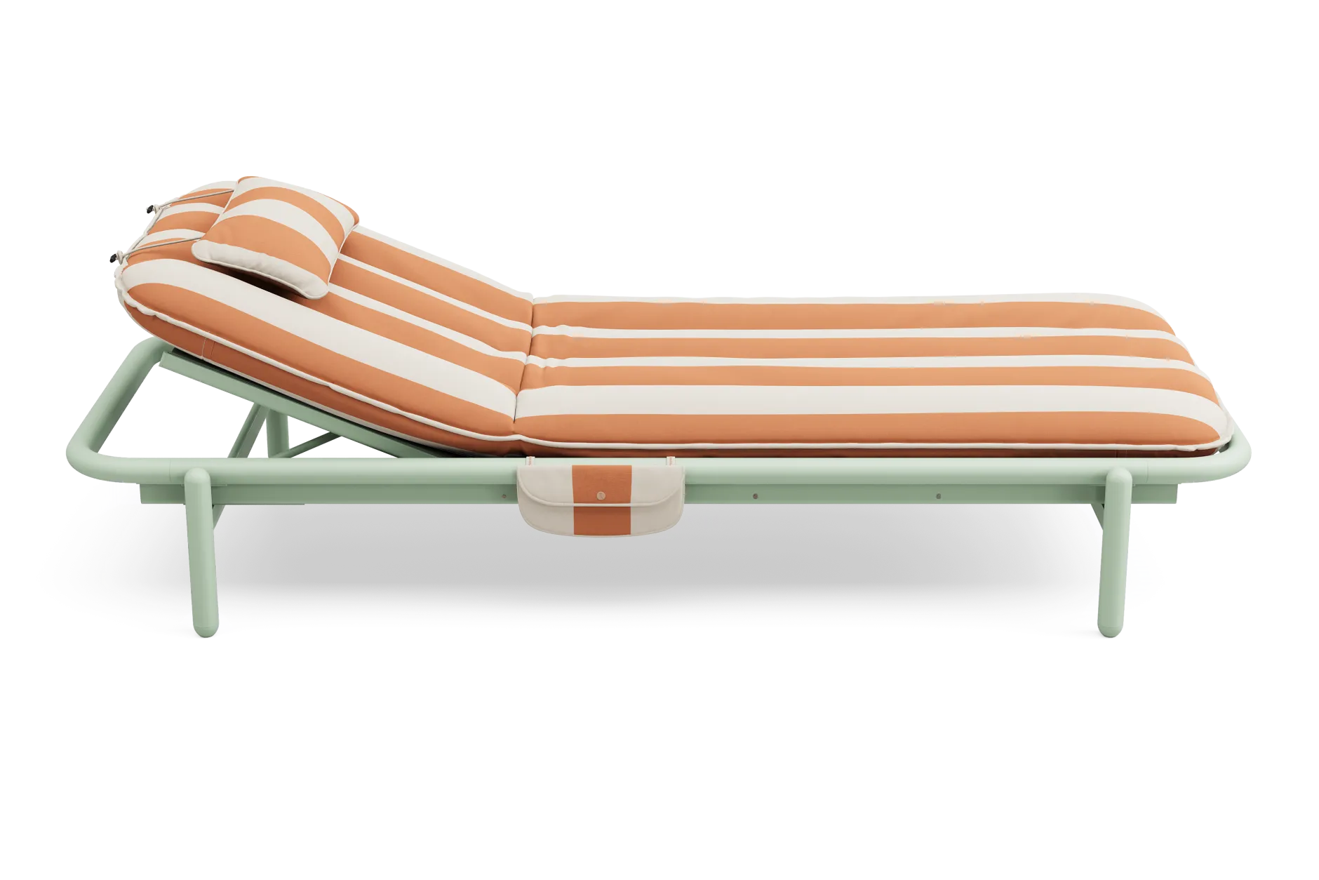 Sunbun Daybed Outdoor-daybed, orange, 212x97x39 cm